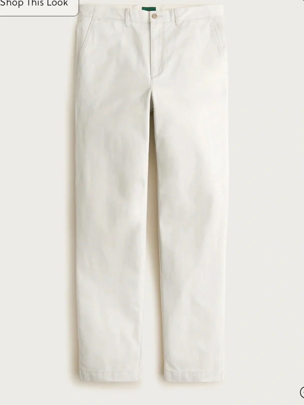 J crew stone Broken-in Straight chino pant size 34 32